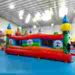 Коммерческий надувной батут "Сафари приключения" 6*5*2.8 м