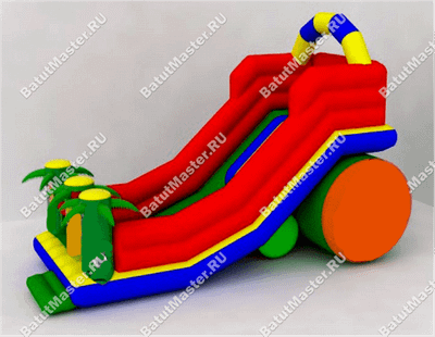Надувной батут-горка "Прокатись"