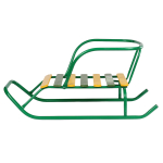 Санки "Ветерок №1" (без ручки), цвет зеленый