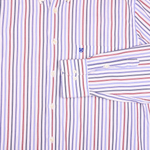Белая рубашка Barbour в разноцветную полоску, M
