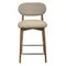 Полубарный стул Mod, орех, бежевое букле