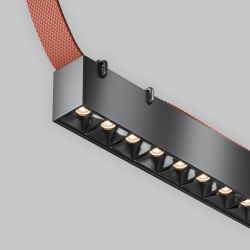 Трековый светодиодный светильник Maytoni Parity Points TR128B-24W3K-M-B