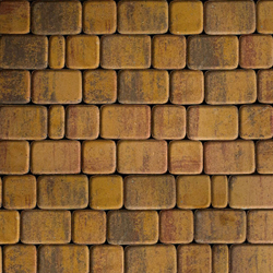 Тротуарная плитка КЛАССИКО - Листопад гладкий Осень, комплект из 3 видов плит