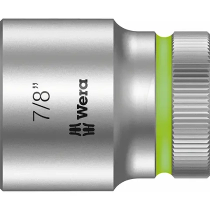 Торцовая головка 7/8" Zyklop 1/2″ дюймовая WERA 05003628001