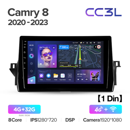 Teyes CC3L 10,2"для Toyota Camry 8 2020-2021