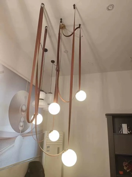 Pendant design lamp Plusminus Semispheres by Vibia (black)