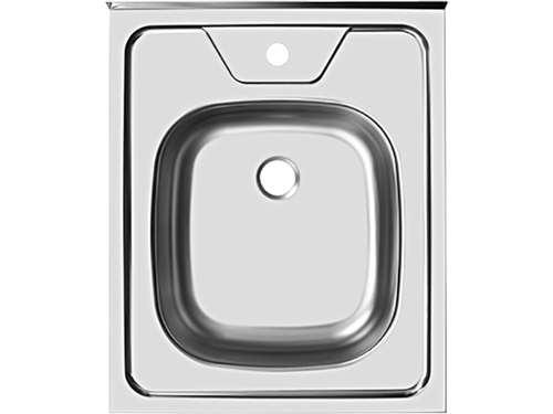 Мойка Юкинокс Стандарт STD500.600 ---4C 0С- +Выпуск малый без перелива в комплекте с сифоном