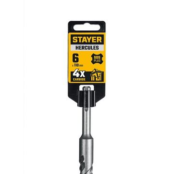 STAYER HERCULES-4Х 6x110 мм, SDS-plus бур, PROFESSIONAL (29290-110-06)