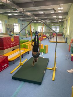 Кольца гимнастические - детские - выполнение упражнений