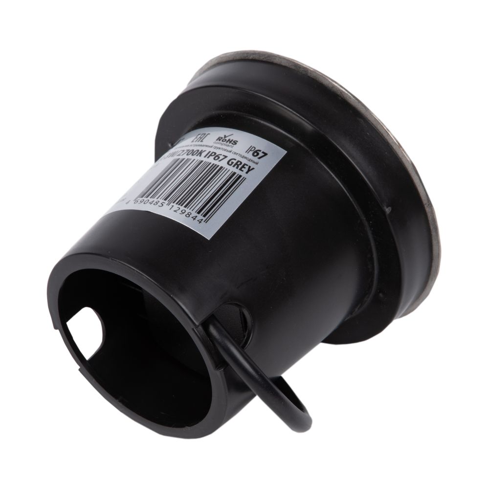 ULU-B10A-3W-2700K IP67 GREY Светильник светодиодный уличный. Архитектурный встраиваемый. Теплый белый свет 2700К. Корпус серый. TM Uniel.