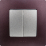 Рамка 1 пост сливовый ETIKA Legrand