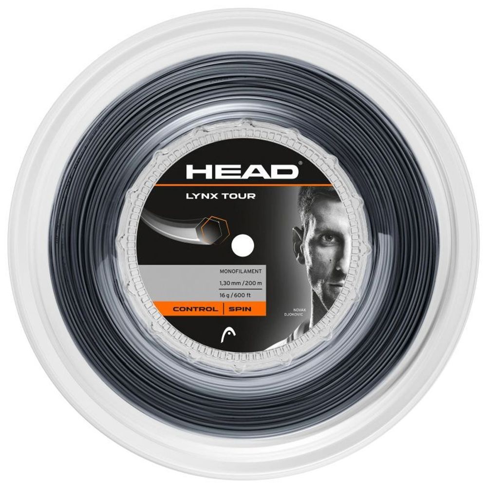Теннисные струны Head LYNX TOUR (200 m) - черный