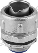 СВЕТОЗАР D=15мм IP54 наружная резьба, Металлическая вводная муфта (60200-15)