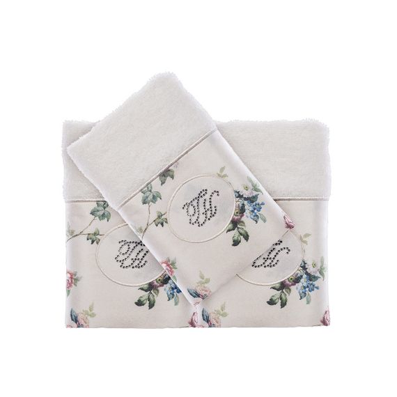 Набор полотенец  ROSELAND Lux 2 пр   TIVOLYO HOME Турция