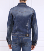 Джинсовая куртка Versace Jeans Couture - темно-синий(74GAS460DW022D14)