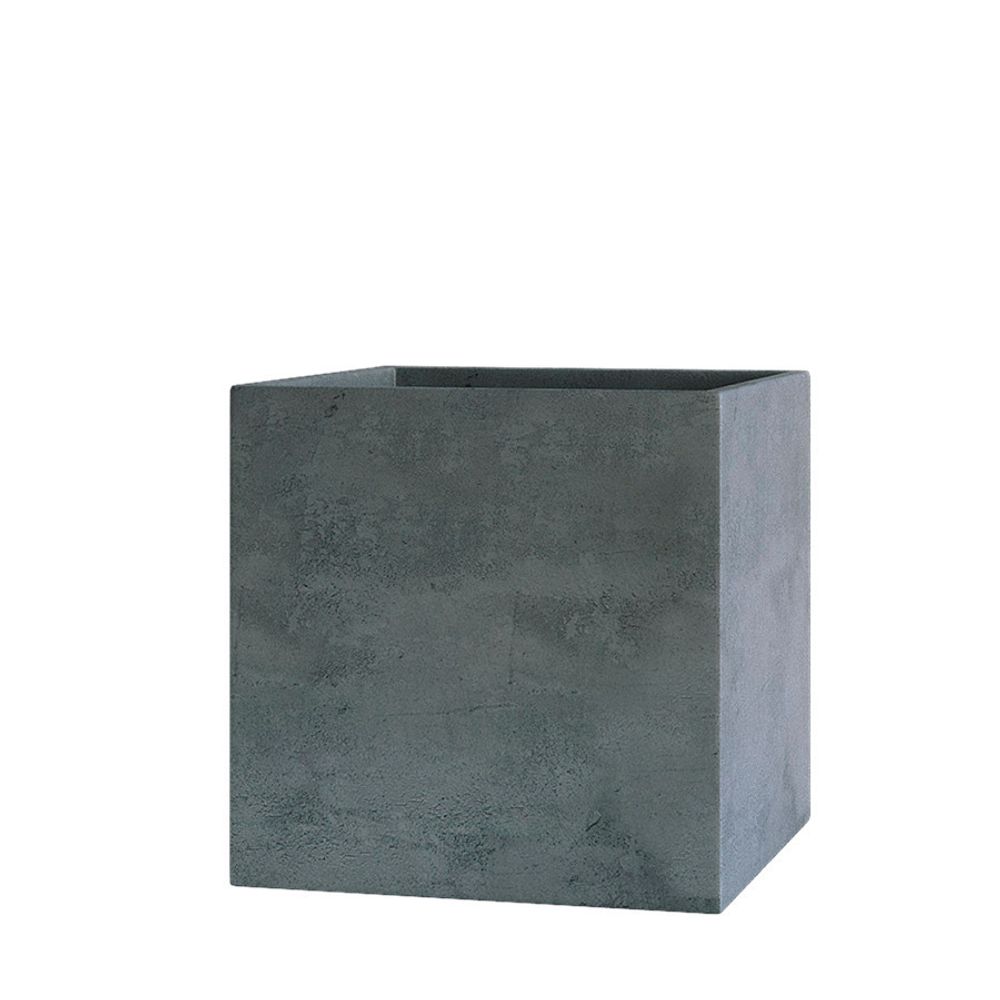 Кашпо CUBE SMOKEY BLUE 30x30x30