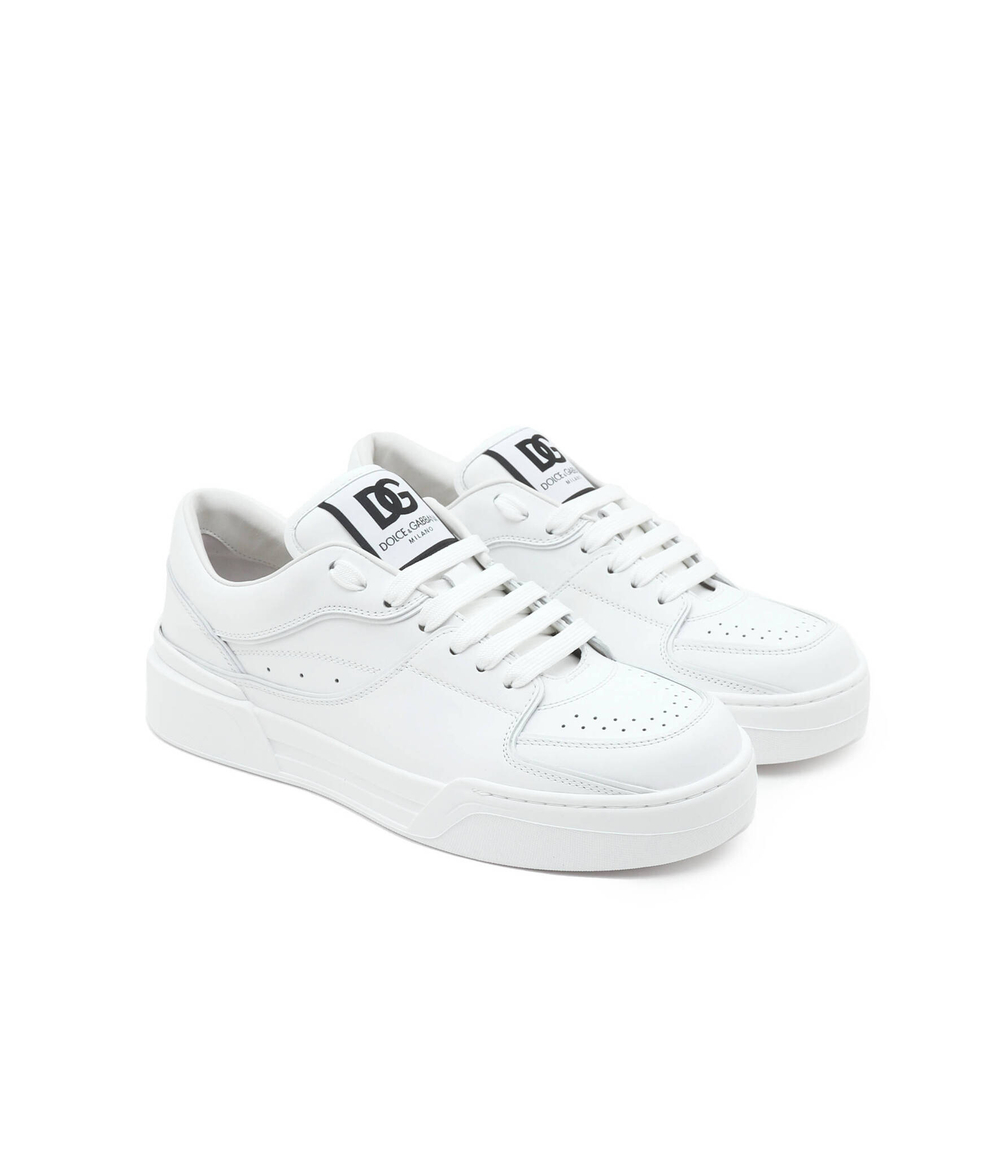 Кожаные кроссовки Dolce & Gabbana - белый(CS2036 A1065)