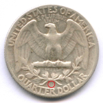 1/4 доллара 1950. США. Серебро VF