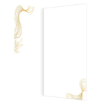 Открытка двойная "Поздравляем!", 215х216 мм, евроформат, без текста, фольга золото, рельеф, бирюзовый фон с золотым дизайном