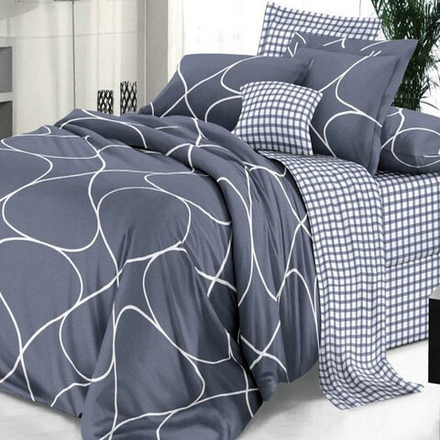 Комплект постельного белья "ВЛ. ЭРВИН", сатин (твил), 100% хлопок.