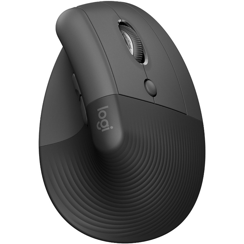 Мышь Logitech Lift Vertical Ergonomic, Wireless 2.4 GHz, Bluetooth, Graphite