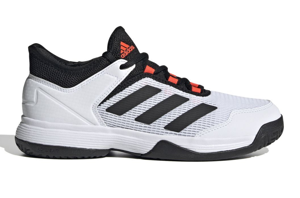 детские Кроссовки теннисные Adidas Ubersonic 4 K - cloud white/core black/solar red