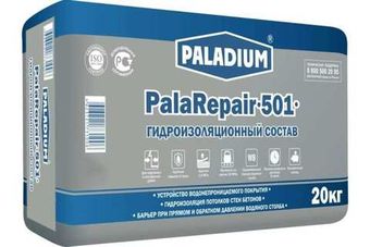Гидроизоляционный состав PALADIUM PalaRepair-501 20 кг
