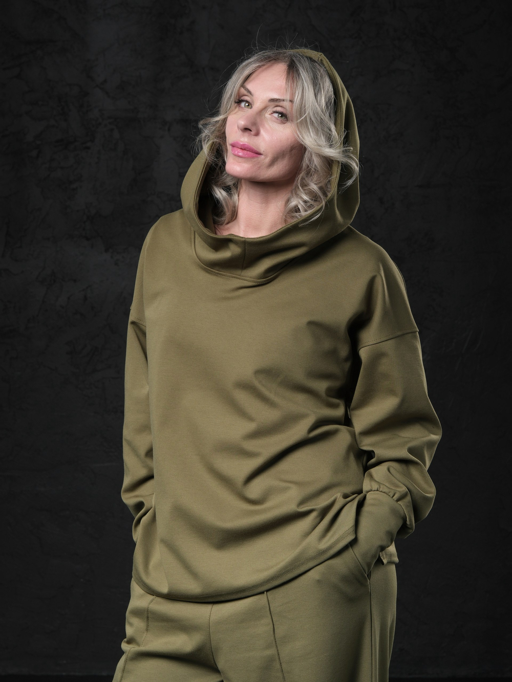 Худи /хвоя+ палаццо + топ в подарок