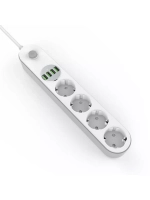 Сетевой фильтр с 4 USB 2 метра