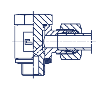 Соединение JE DL22 BSP 3/4" (в сборе) CAST