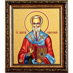Ипатий епископ Гангрский чудотворец. Икона на холсте.