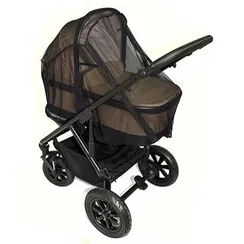 Москитная сетка на всю коляску черная