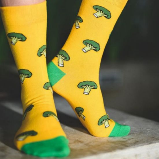 Носки "Брокколи", р-р 38-44 (ярко желтый)