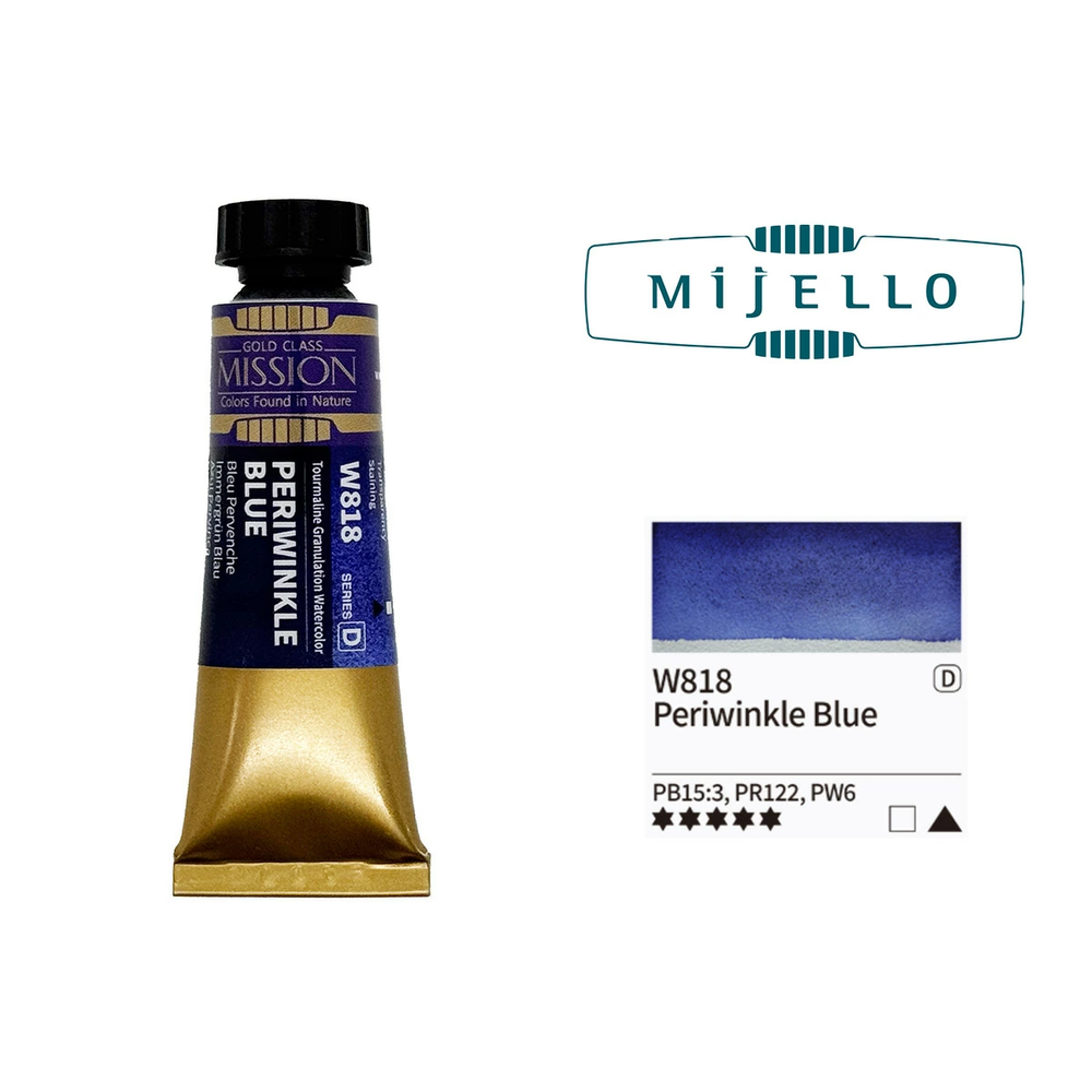 Акварель Mijello Granulation 15 мл. W818 [D] Periwinkle Blue