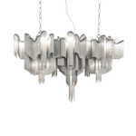 Pendant design lamp Stream by Terzani Long (Silver)