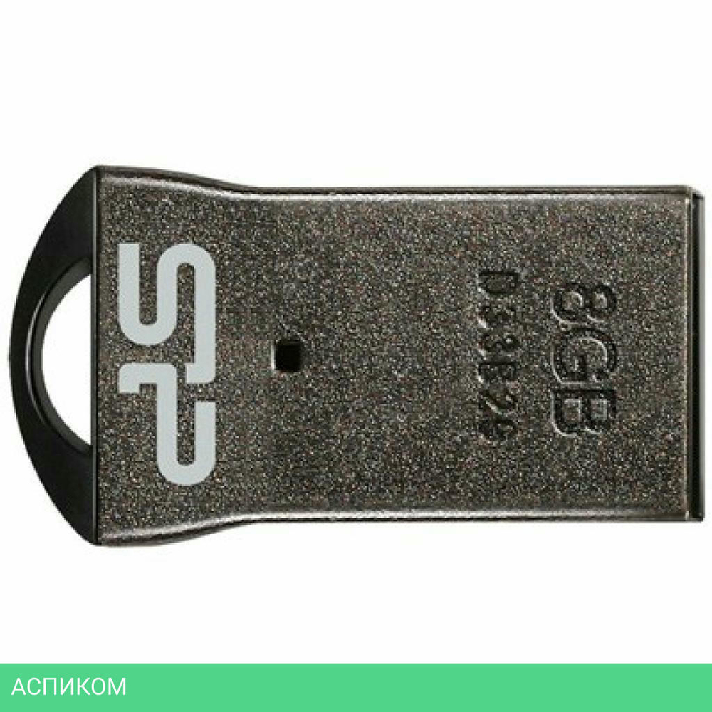 USB Flash-накопитель Silicon-Power Touch T01 32Gb металлически-черный (SP032GBUF2T01V1K)