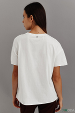 Футболка Marc Aurel 7367 белый тигр стразы