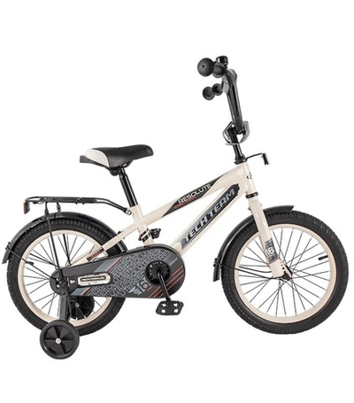 Детский велосипед Tech Team 134 14" белый