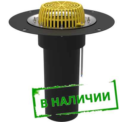 ТП-01.160/4-Э Кровельная воронка с электроподогревом DN160