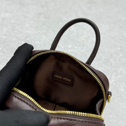 Miu Miu Leather Micro Bag 11 cm