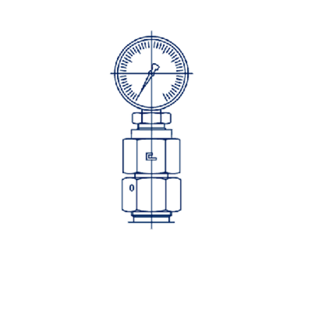 Соединение GCN DS10 18х1.5 BSP 1/2 (без манометра)