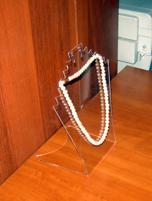 Подставка под колье №1 2 мм прозрачная