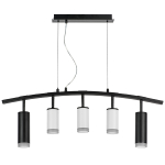LR7358723630 Люстра RULLO 5х50W GU10 ЧЕРНЫЙ/БЕЛЫЙ (571735+214436-3+214487-2+202430-5)