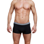 Трусы-боксеры с пестрой резинкой (Размер: XXL) (Цвет: черный)