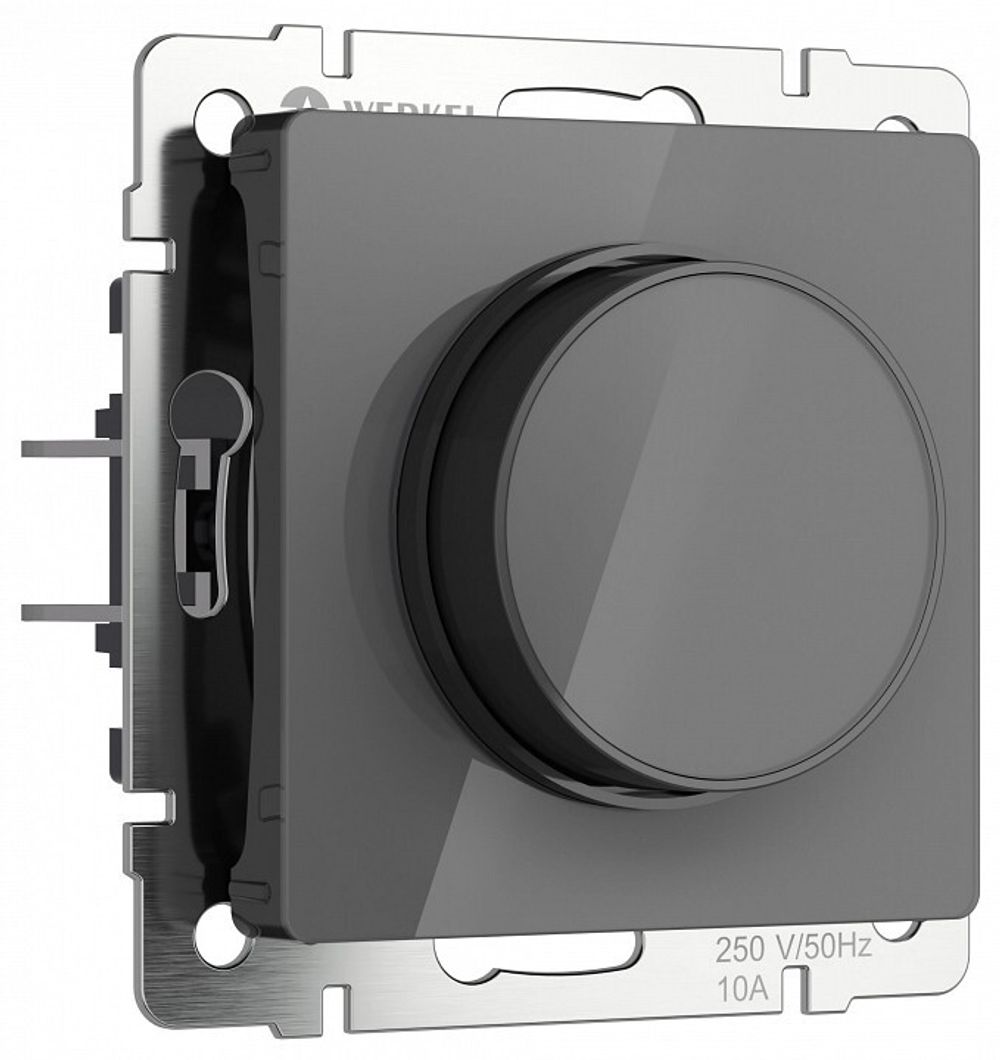 Диммер без рамки Werkel графит акрил W1142044