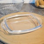 Кастрюля 1,07л стеклянная с крышкой, h10см, d21см, BW-003