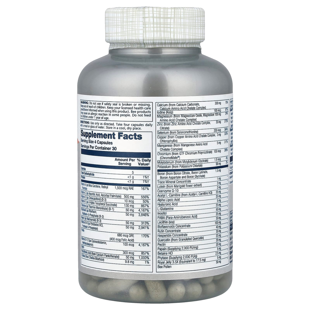 Solaray, Spectro™, мультивитамины для мужчин, 120 капсул