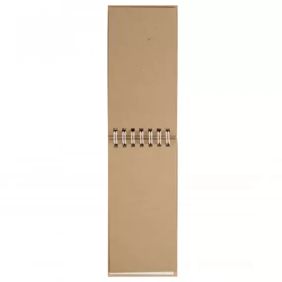 Скетчпад 105х210 мм, 80 л, блок - крафт-бумага 80 г/м², арт. 60583