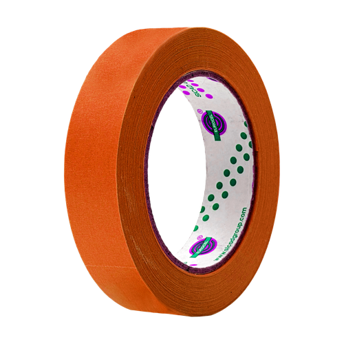 EUROCEL Лента маскирующая, 80°С-30мин, оранжевая, 25ммx40м