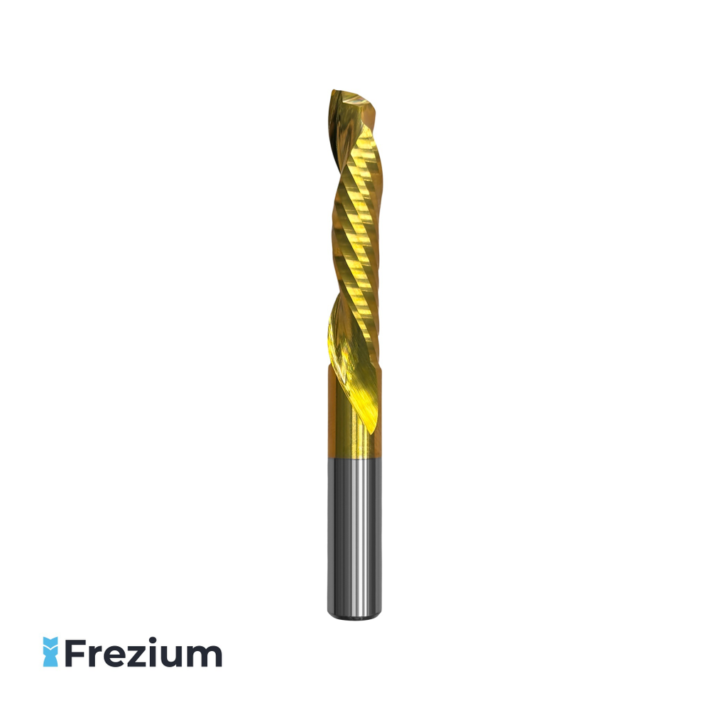 Однозаходная компрессионная фреза по дереву "O.G.Germany" (8x8x38x75 Z1; 10326602TiN)